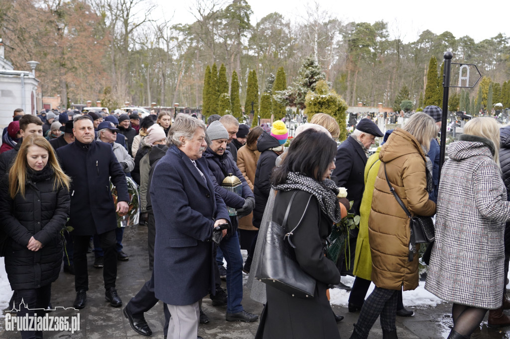 Pogrzeb Ryszarda Gralaka, byłego prezesa KS Stal Grudziądz