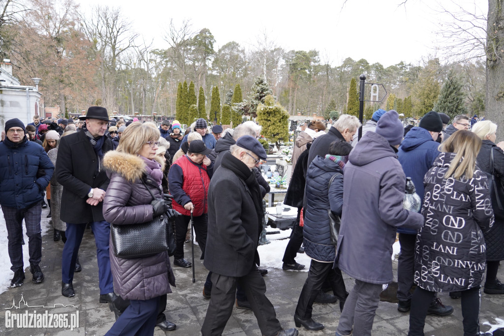Pogrzeb Ryszarda Gralaka, byłego prezesa KS Stal Grudziądz