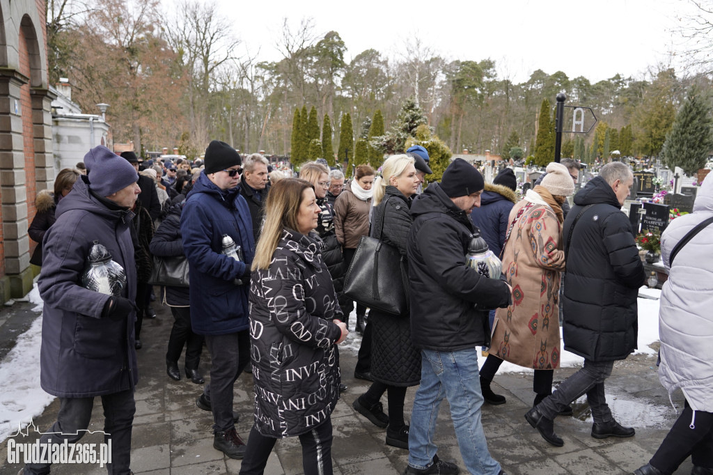 Pogrzeb Ryszarda Gralaka, byłego prezesa KS Stal Grudziądz