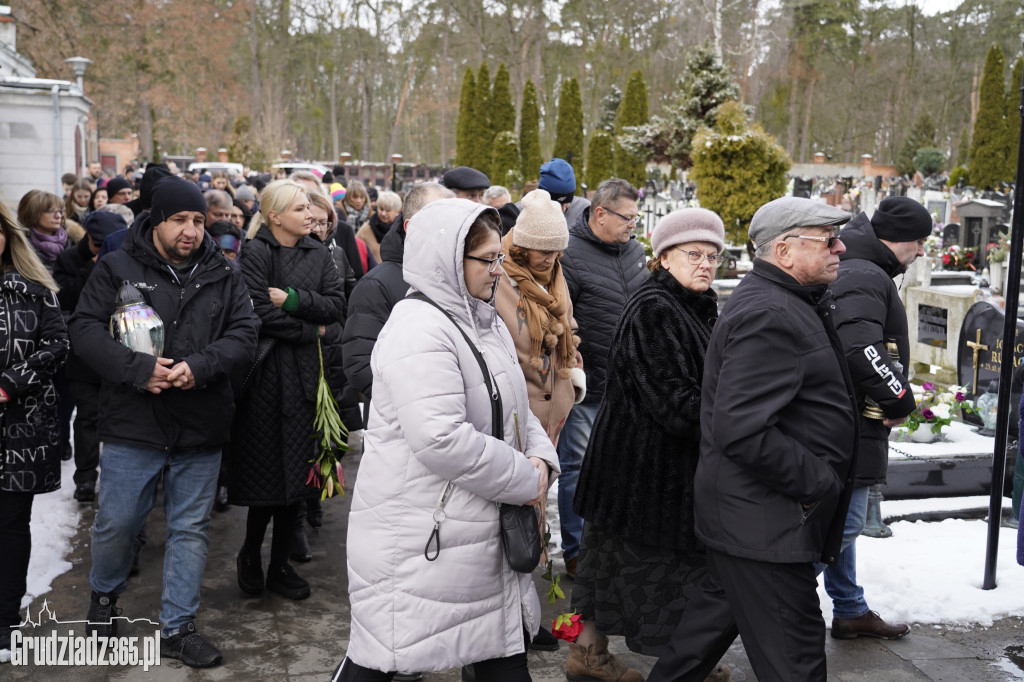 Pogrzeb Ryszarda Gralaka, byłego prezesa KS Stal Grudziądz