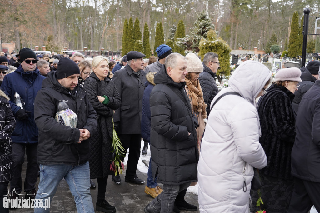 Pogrzeb Ryszarda Gralaka, byłego prezesa KS Stal Grudziądz