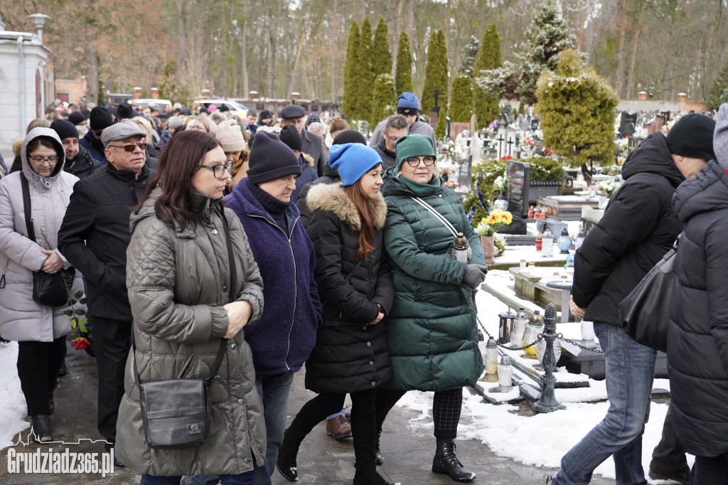 Pogrzeb Ryszarda Gralaka, byłego prezesa KS Stal Grudziądz