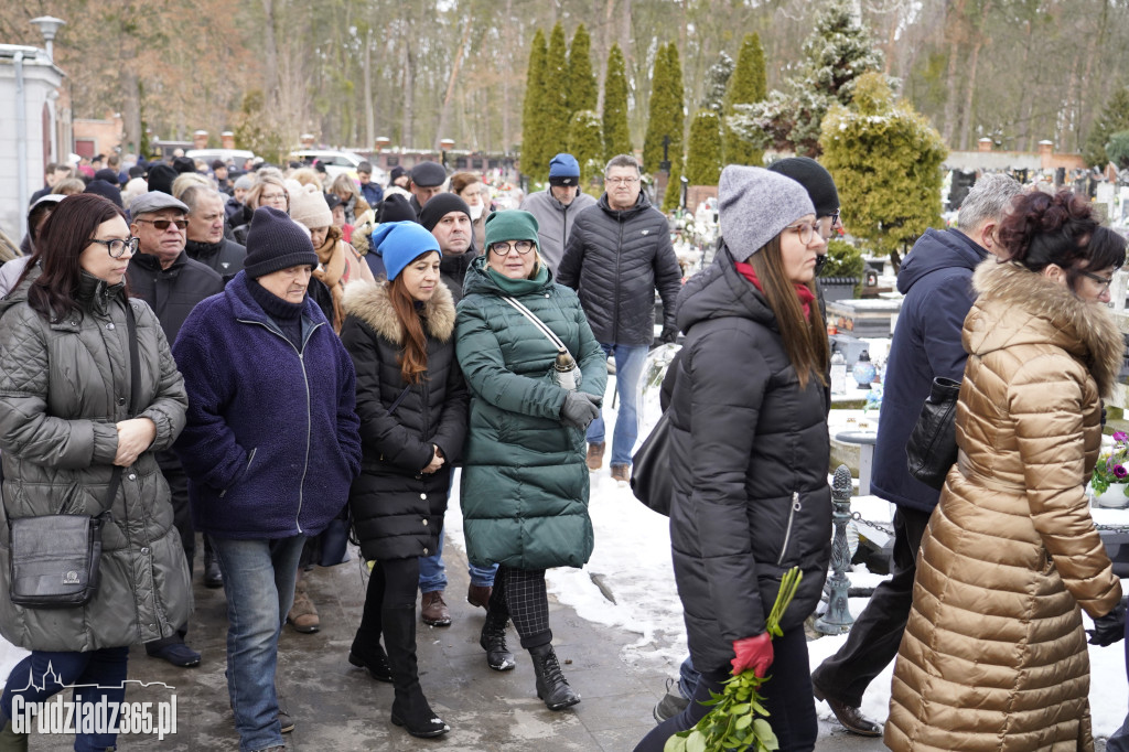 Pogrzeb Ryszarda Gralaka, byłego prezesa KS Stal Grudziądz