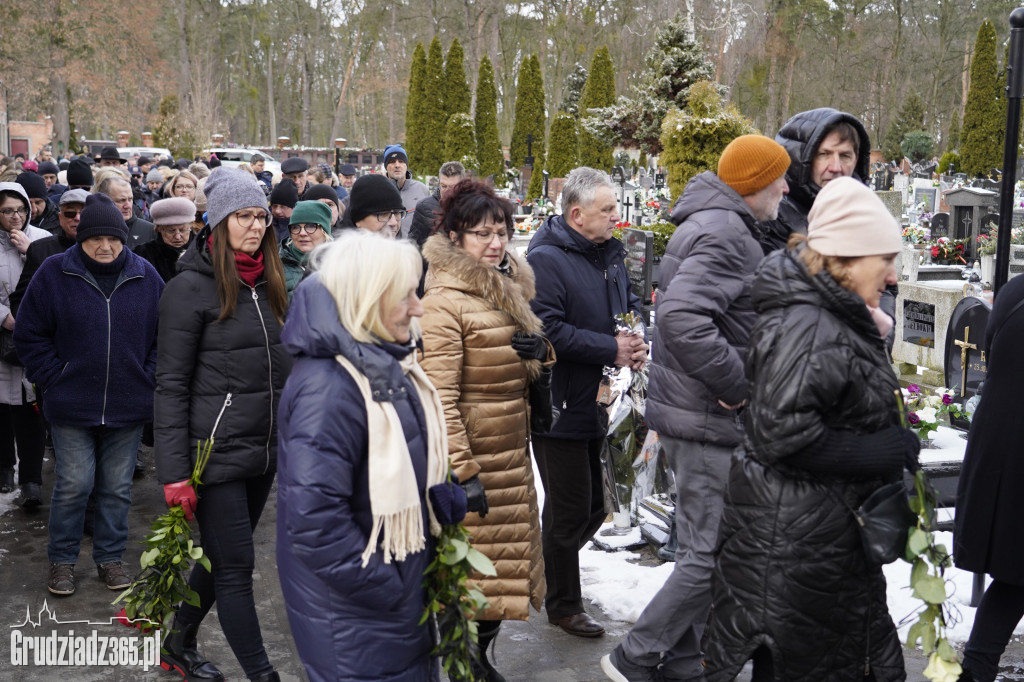 Pogrzeb Ryszarda Gralaka, byłego prezesa KS Stal Grudziądz