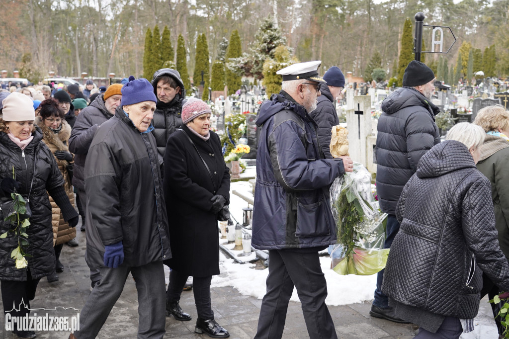 Pogrzeb Ryszarda Gralaka, byłego prezesa KS Stal Grudziądz