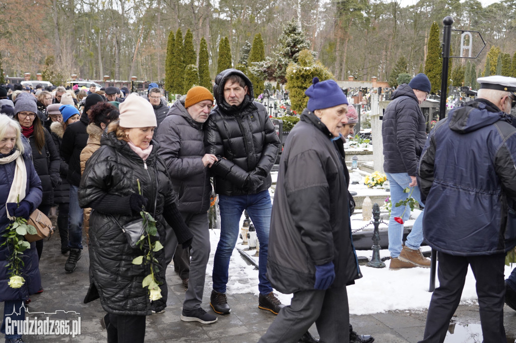 Pogrzeb Ryszarda Gralaka, byłego prezesa KS Stal Grudziądz