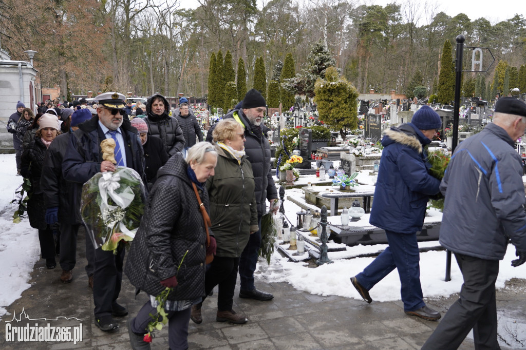 Pogrzeb Ryszarda Gralaka, byłego prezesa KS Stal Grudziądz