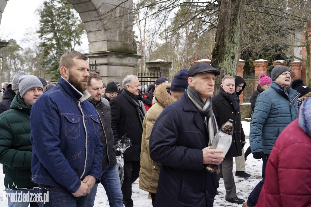 Pogrzeb Ryszarda Gralaka, byłego prezesa KS Stal Grudziądz