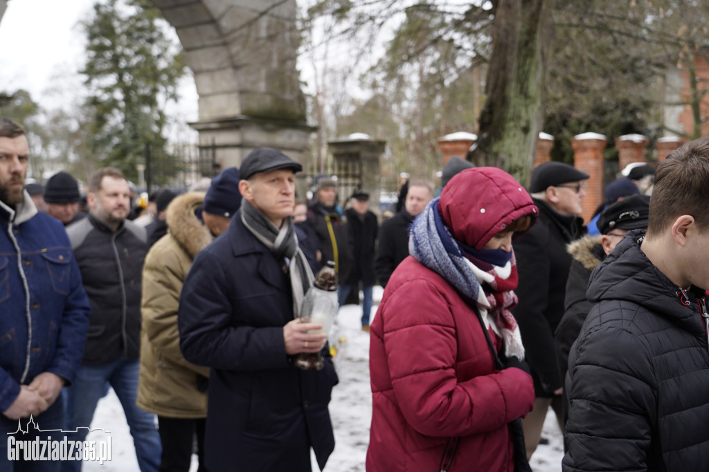 Pogrzeb Ryszarda Gralaka, byłego prezesa KS Stal Grudziądz