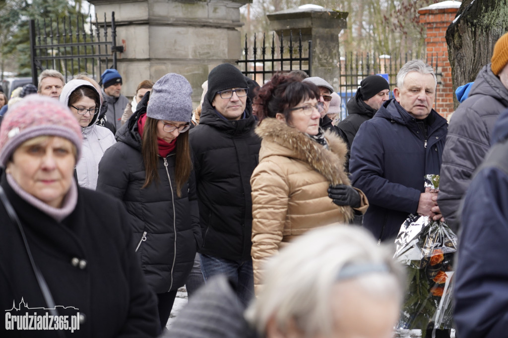 Pogrzeb Ryszarda Gralaka, byłego prezesa KS Stal Grudziądz