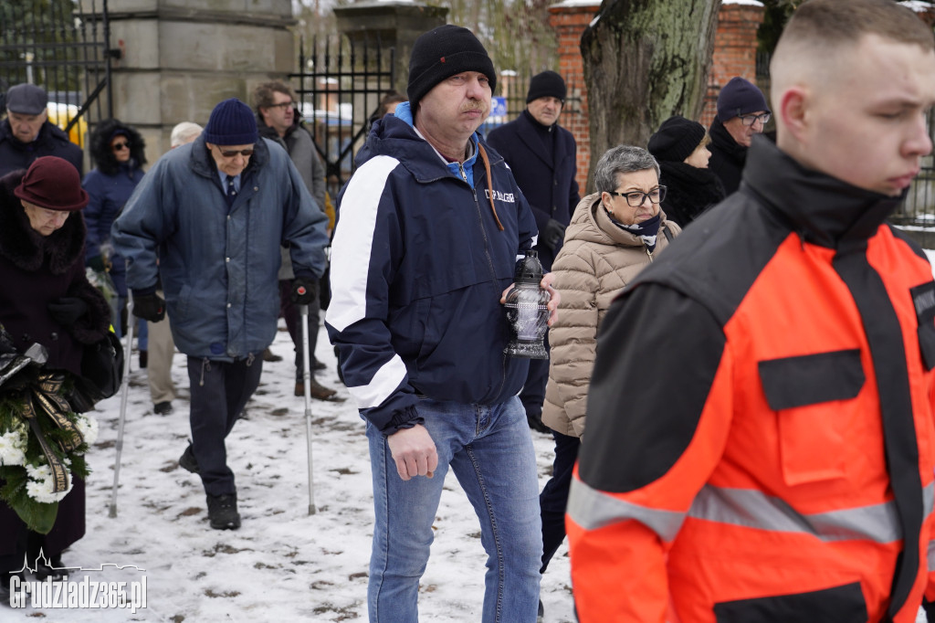 Pogrzeb Ryszarda Gralaka, byłego prezesa KS Stal Grudziądz
