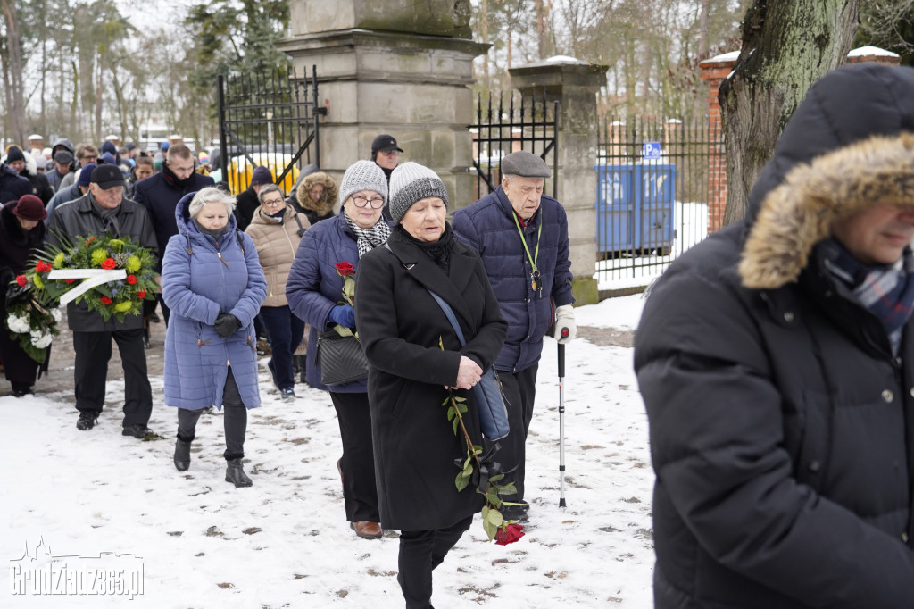 Pogrzeb Ryszarda Gralaka, byłego prezesa KS Stal Grudziądz