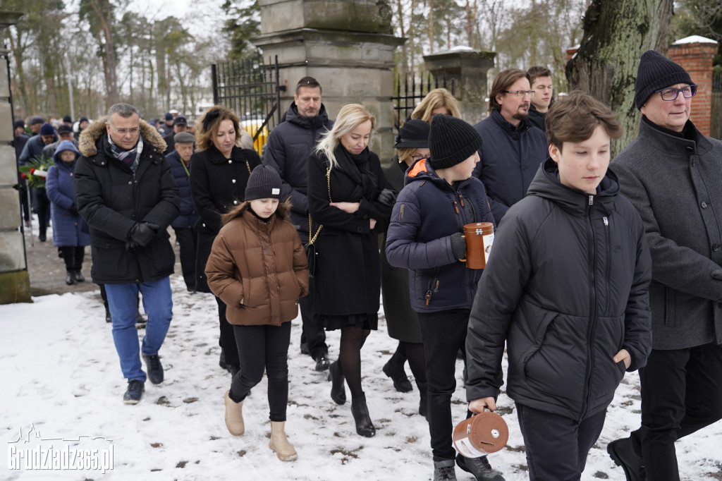 Pogrzeb Ryszarda Gralaka, byłego prezesa KS Stal Grudziądz