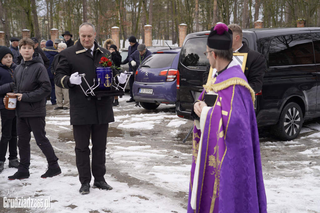 Pogrzeb Ryszarda Gralaka, byłego prezesa KS Stal Grudziądz