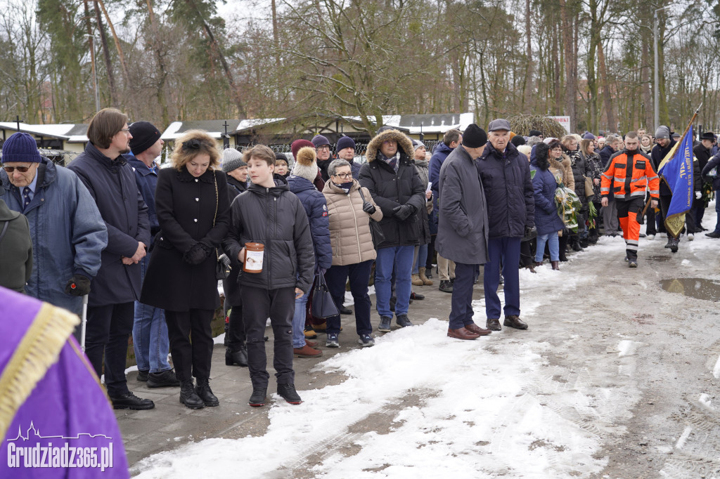 Pogrzeb Ryszarda Gralaka, byłego prezesa KS Stal Grudziądz