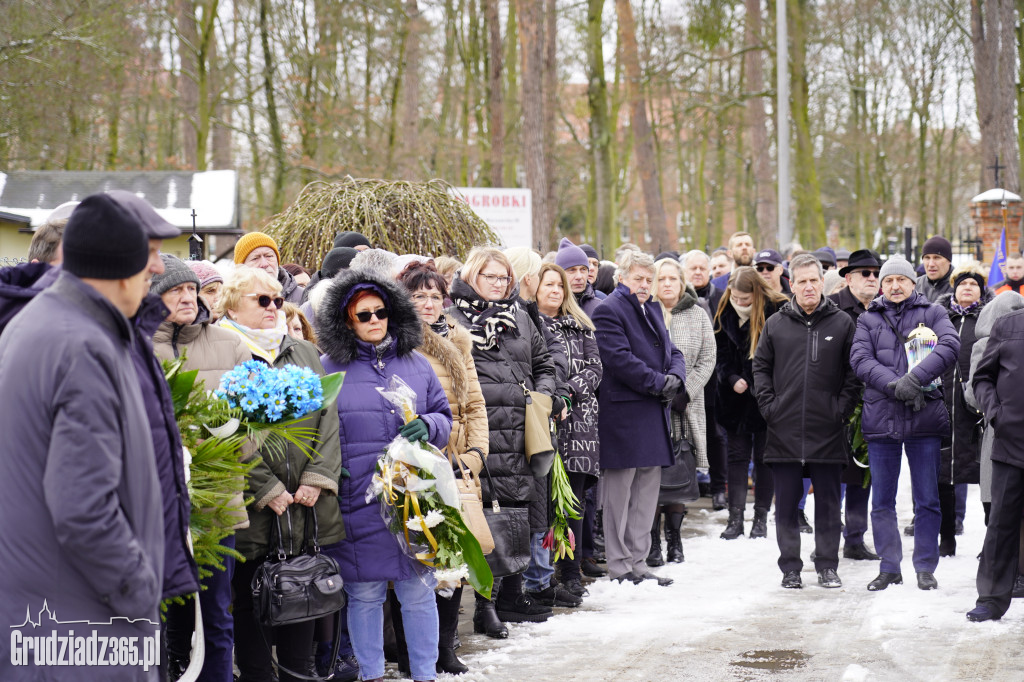 Pogrzeb Ryszarda Gralaka, byłego prezesa KS Stal Grudziądz