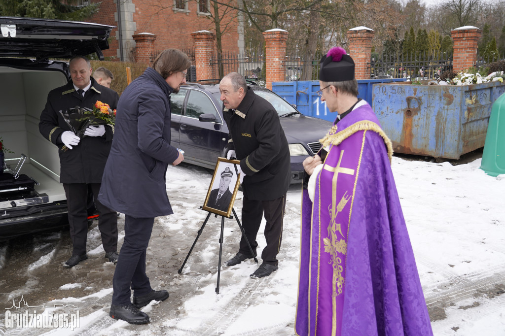 Pogrzeb Ryszarda Gralaka, byłego prezesa KS Stal Grudziądz