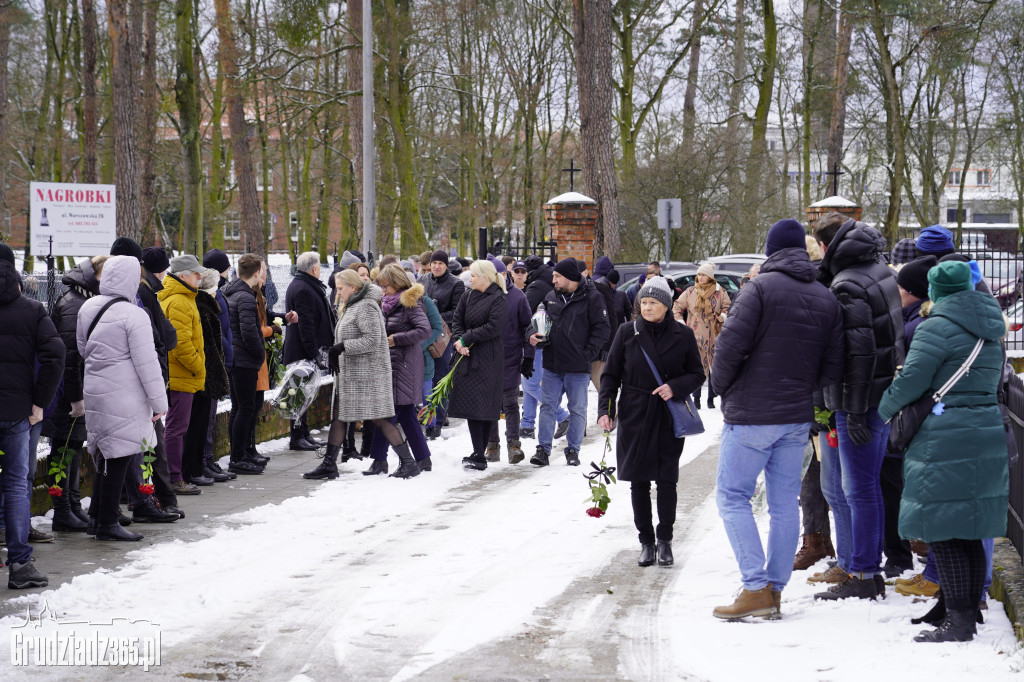 Pogrzeb Ryszarda Gralaka, byłego prezesa KS Stal Grudziądz