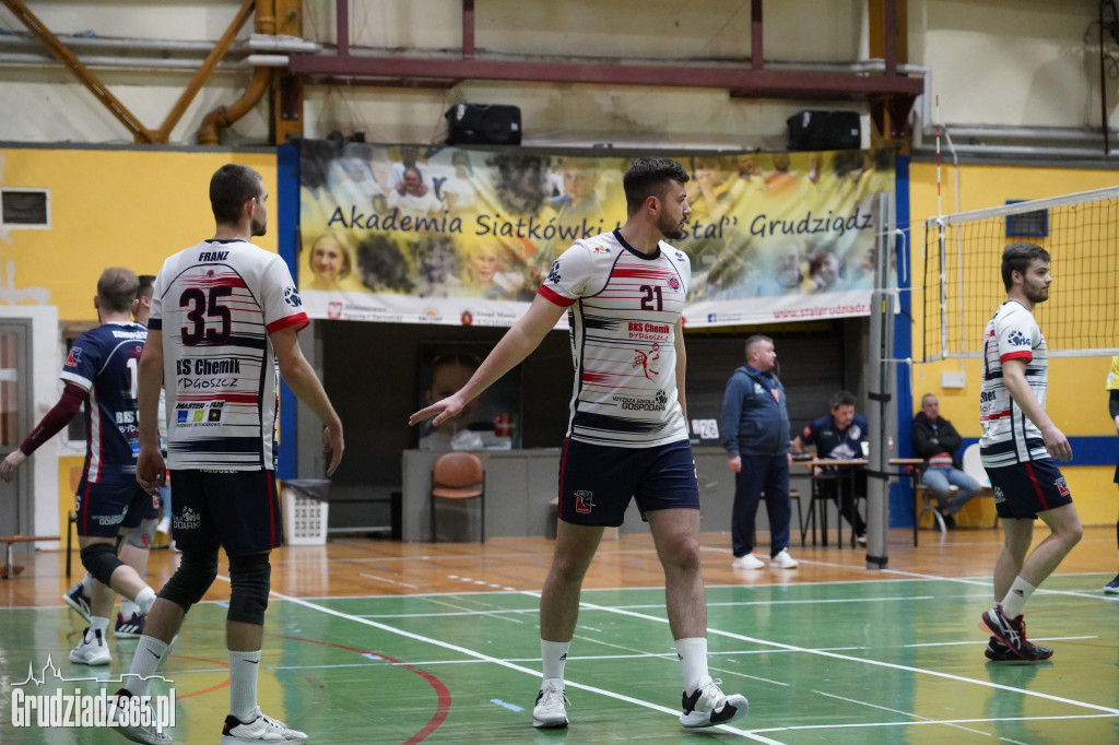 KS Stal Grudziądz przegrywa z BKS WSG Chemik Bydgoszcz