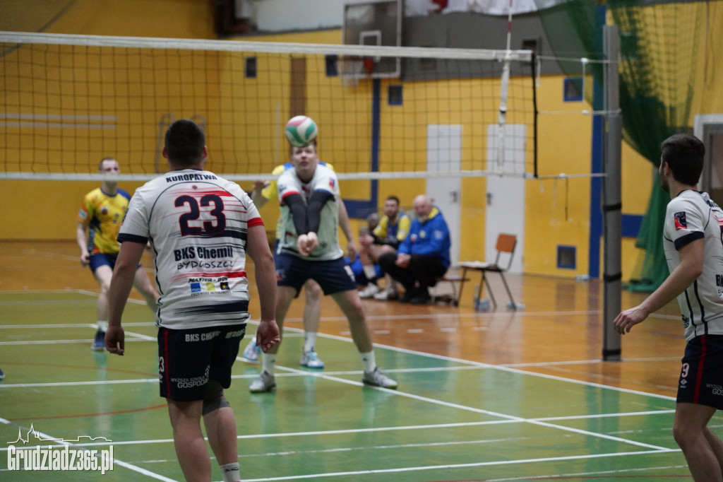 KS Stal Grudziądz przegrywa z BKS WSG Chemik Bydgoszcz