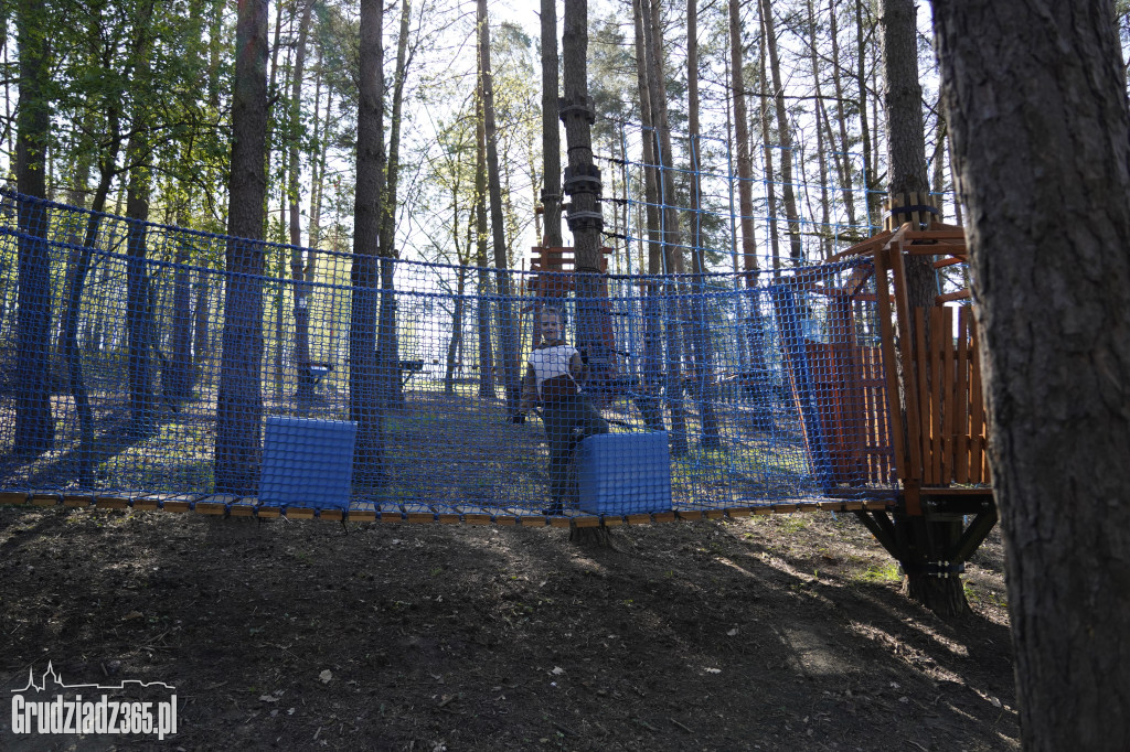Największy park linowy w okolicy Grudziądza otwarty