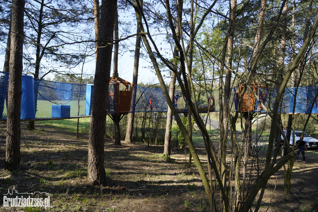 Największy park linowy w okolicy Grudziądza otwarty