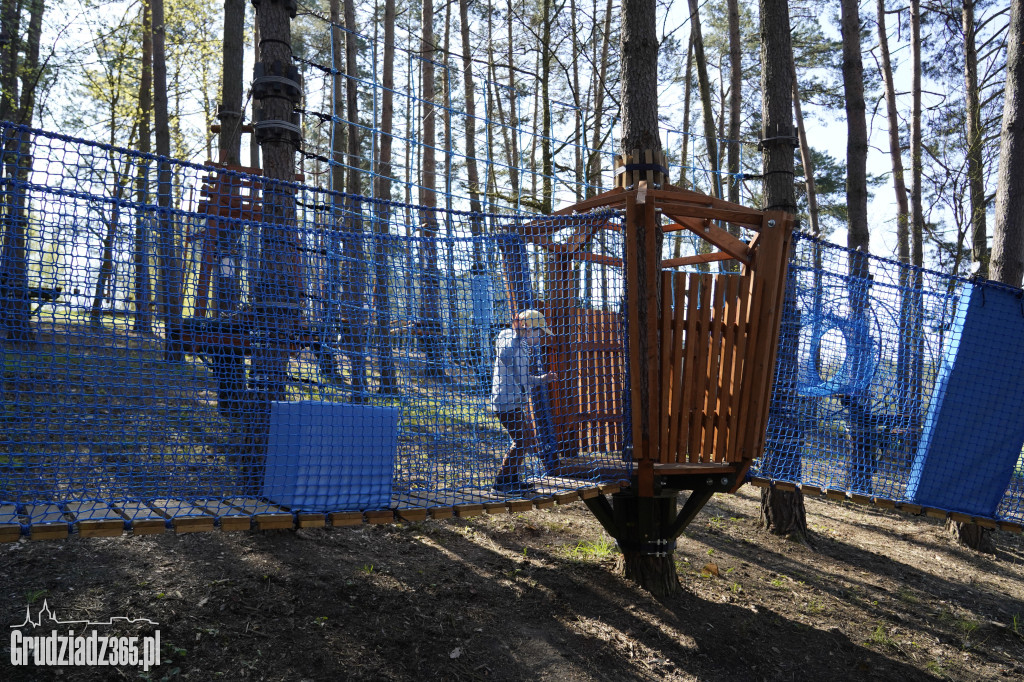 Największy park linowy w okolicy Grudziądza otwarty