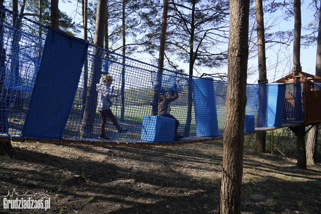 Największy park linowy w okolicy Grudziądza otwarty