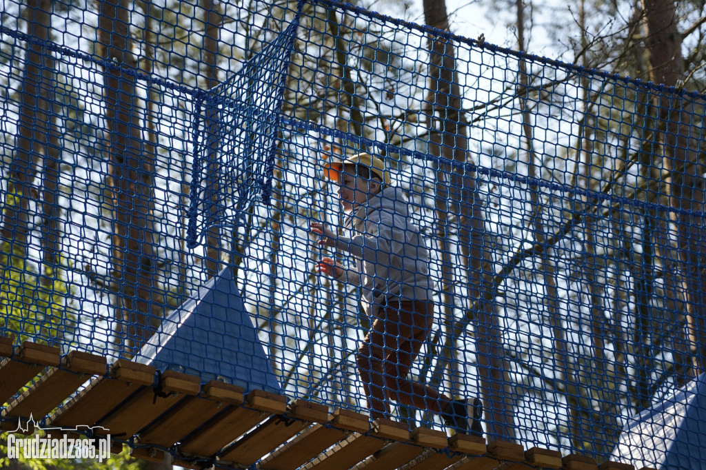 Największy park linowy w okolicy Grudziądza otwarty