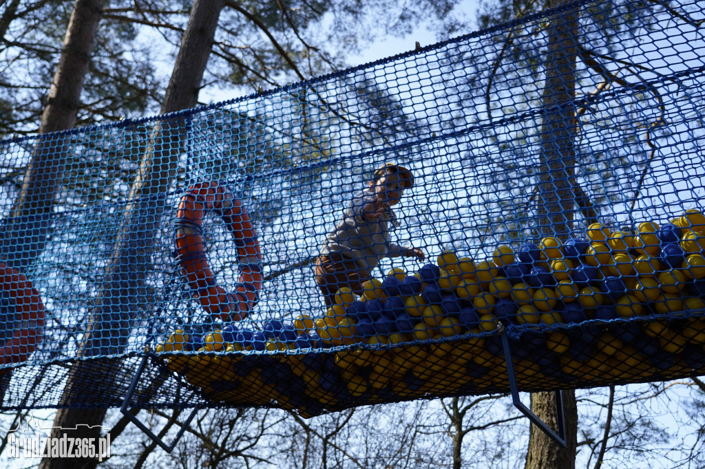 Największy park linowy w okolicy Grudziądza otwarty