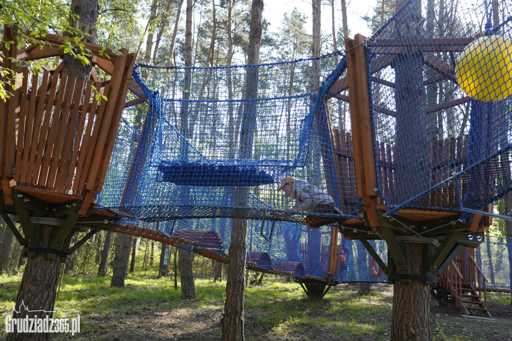 Największy park linowy w okolicy Grudziądza otwarty