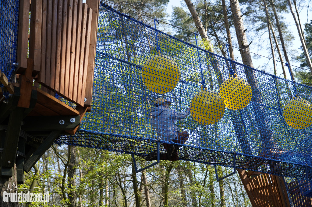 Największy park linowy w okolicy Grudziądza otwarty