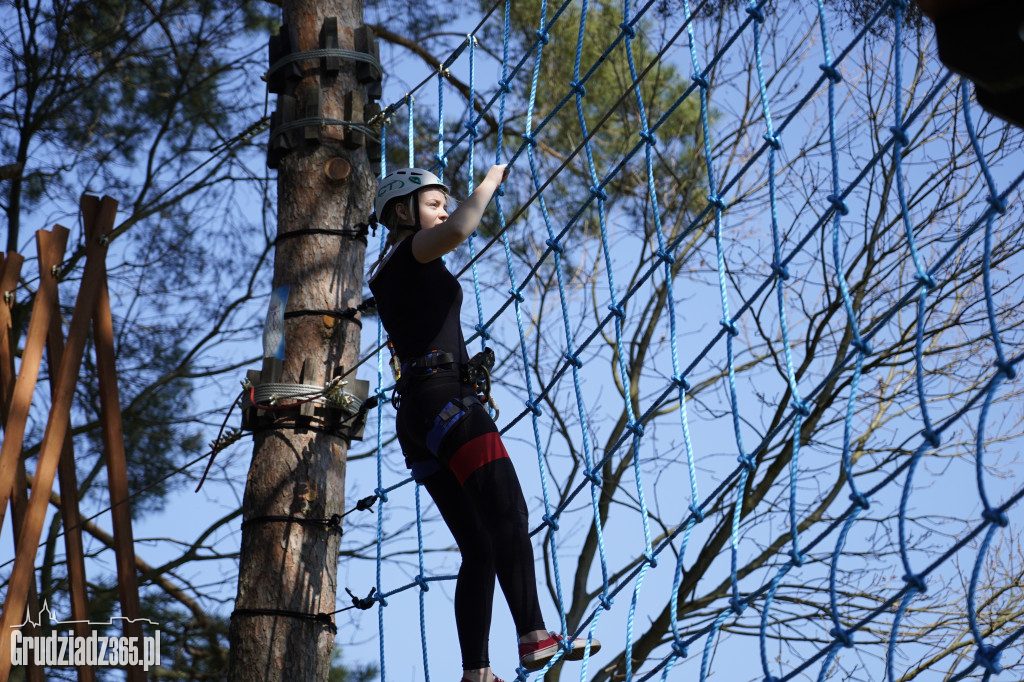 Największy park linowy w okolicy Grudziądza otwarty