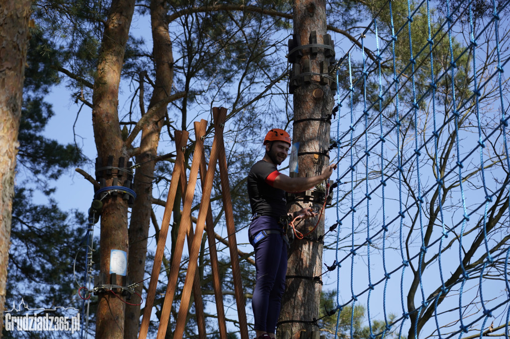 Największy park linowy w okolicy Grudziądza otwarty