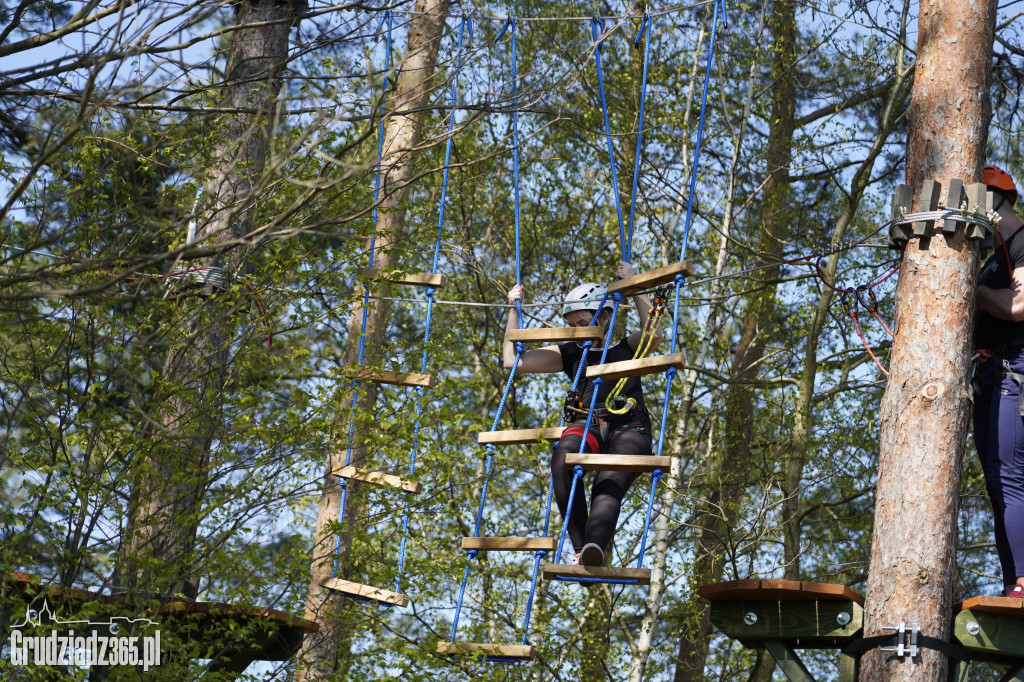 Największy park linowy w okolicy Grudziądza otwarty