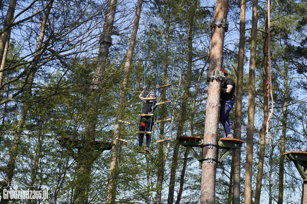 Największy park linowy w okolicy Grudziądza otwarty