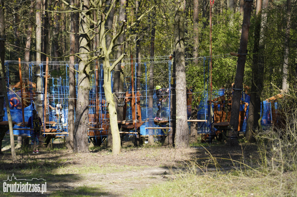 Największy park linowy w okolicy Grudziądza otwarty