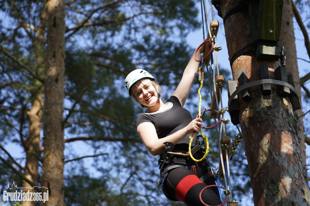 Największy park linowy w okolicy Grudziądza otwarty