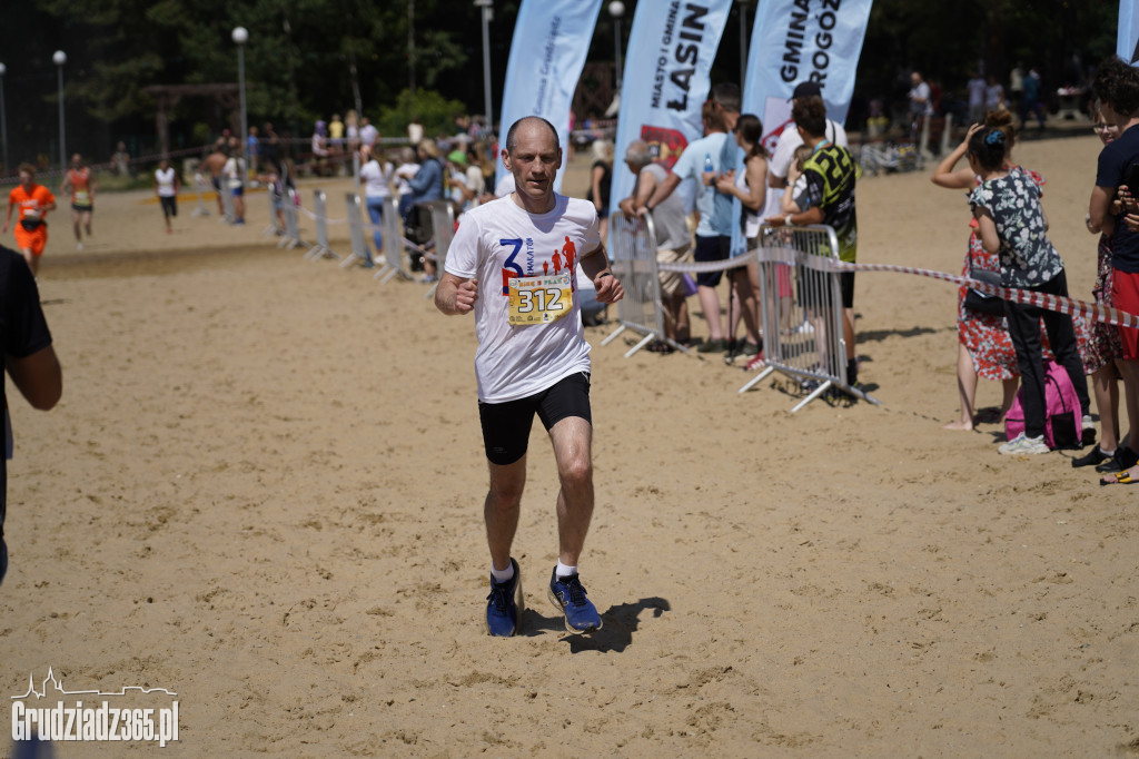 X Bieg 3 Plaż w Rudniku koło Grudziądza - zdjęcia na mecie