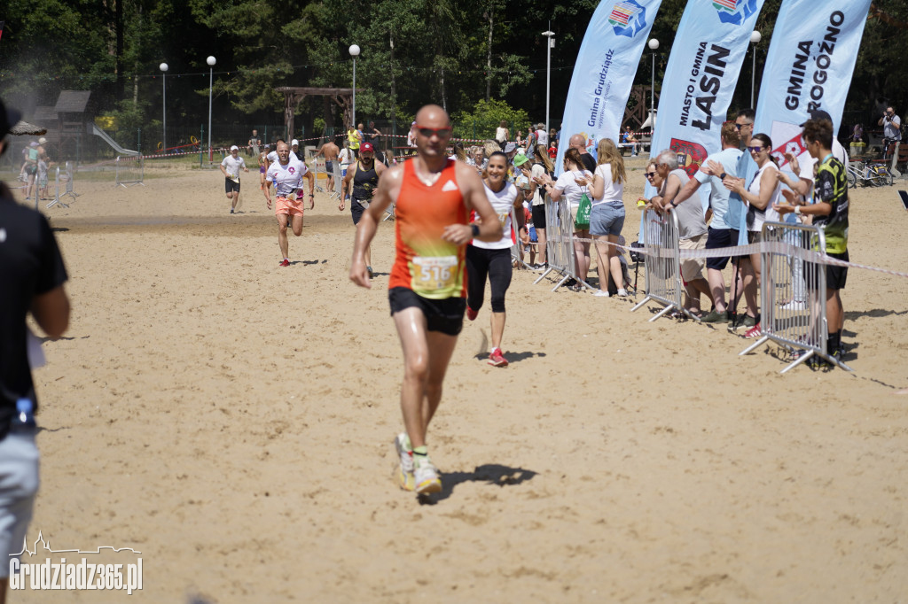 X Bieg 3 Plaż w Rudniku koło Grudziądza - zdjęcia na mecie