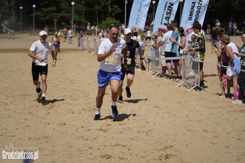 X Bieg 3 Plaż w Rudniku koło Grudziądza - zdjęcia na mecie