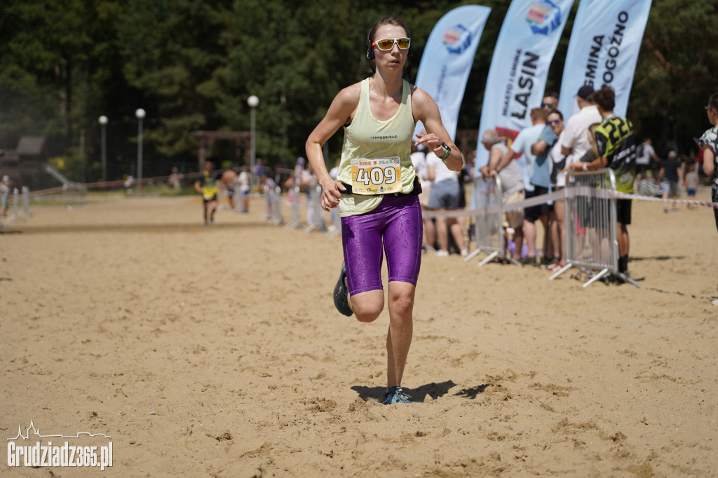 X Bieg 3 Plaż w Rudniku koło Grudziądza - zdjęcia na mecie