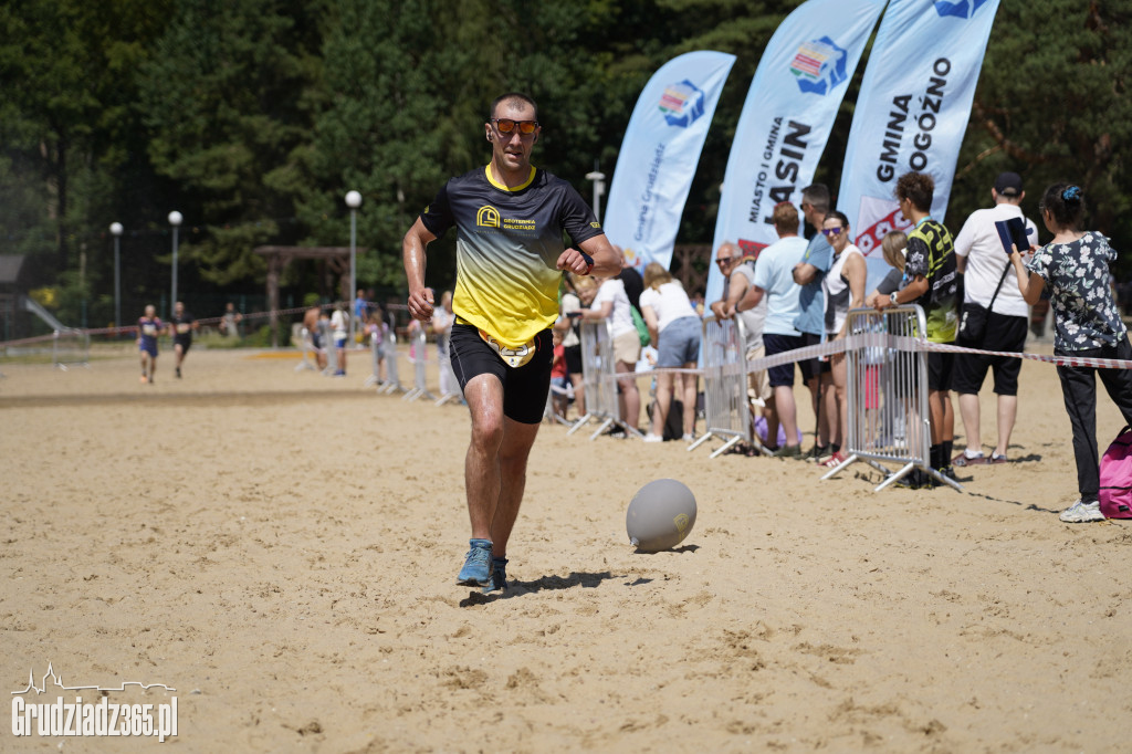 X Bieg 3 Plaż w Rudniku koło Grudziądza - zdjęcia na mecie