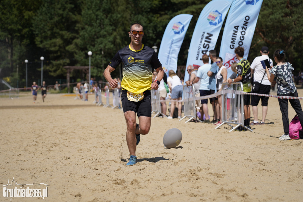 X Bieg 3 Plaż w Rudniku koło Grudziądza - zdjęcia na mecie