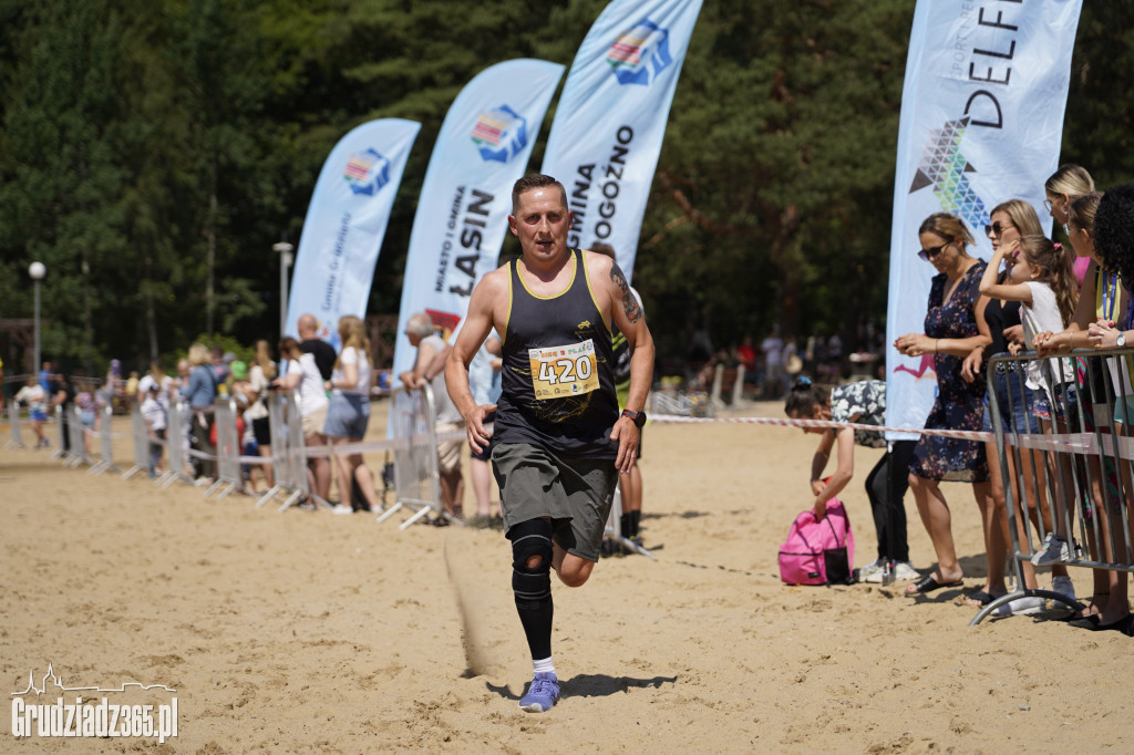 X Bieg 3 Plaż w Rudniku koło Grudziądza - zdjęcia na mecie