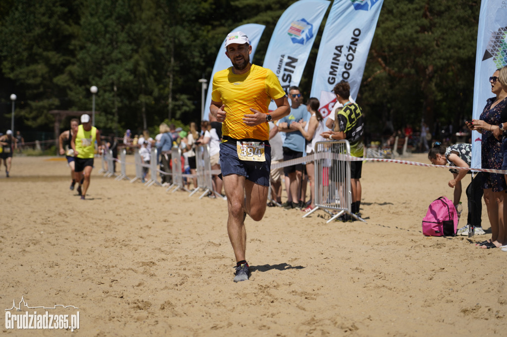 X Bieg 3 Plaż w Rudniku koło Grudziądza - zdjęcia na mecie