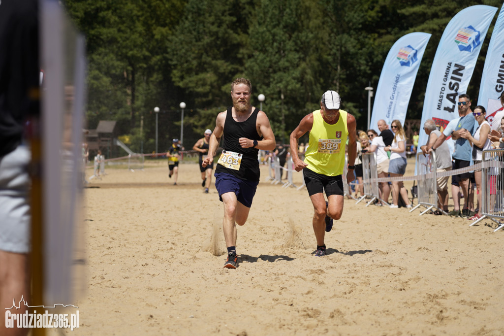 X Bieg 3 Plaż w Rudniku koło Grudziądza - zdjęcia na mecie