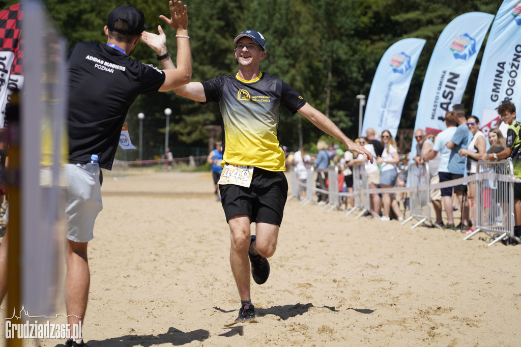 X Bieg 3 Plaż w Rudniku koło Grudziądza - zdjęcia na mecie