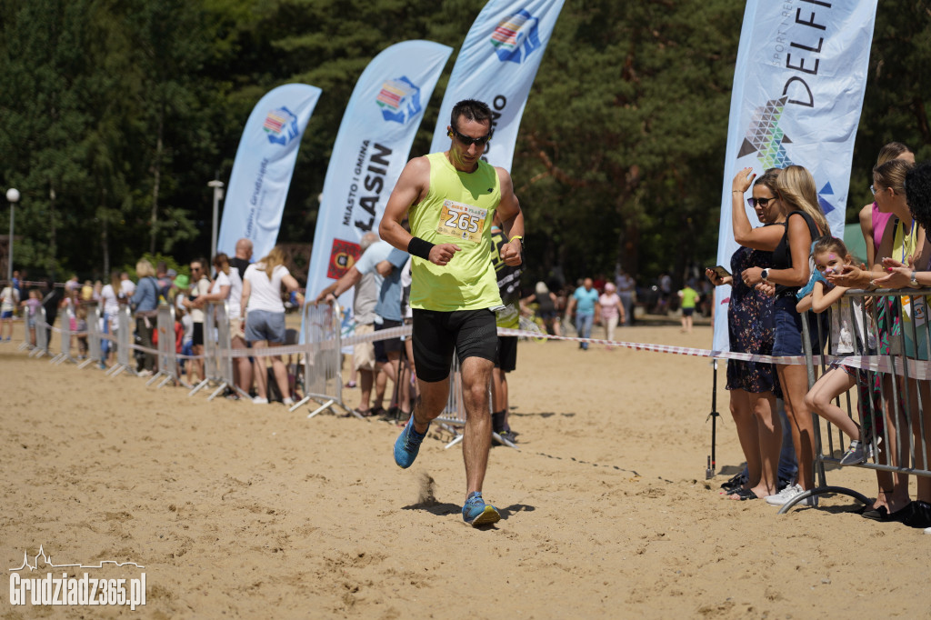 X Bieg 3 Plaż w Rudniku koło Grudziądza - zdjęcia na mecie