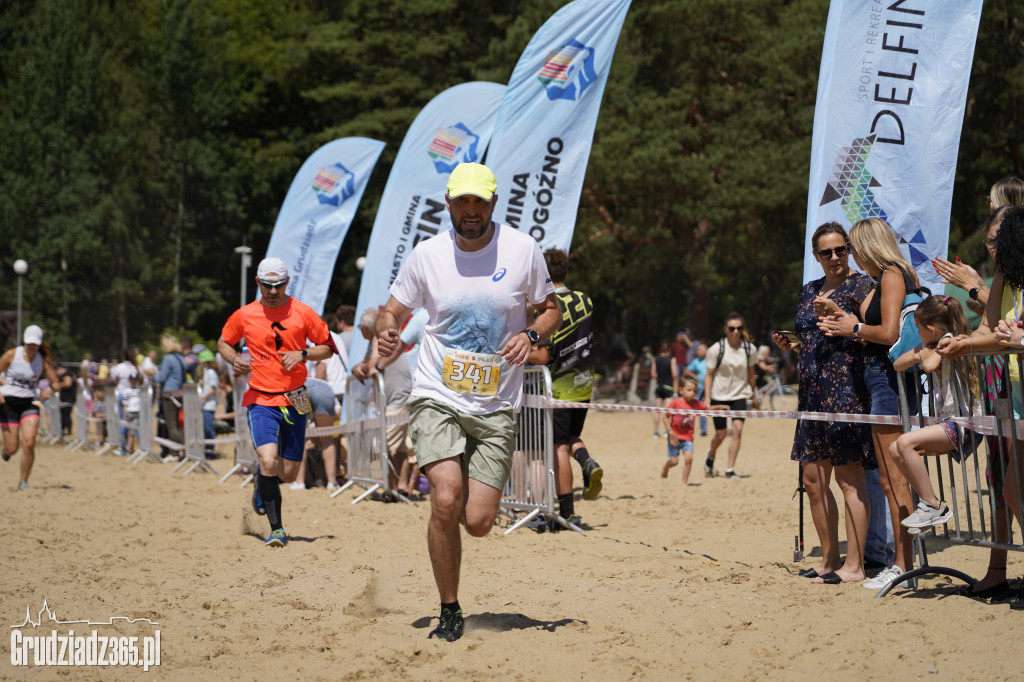 X Bieg 3 Plaż w Rudniku koło Grudziądza - zdjęcia na mecie
